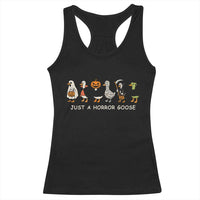 Halloween Funny Goose Racerback Tank Top Spooky Season 90s Horror Movie - Wonder Print Shop