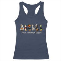 Halloween Funny Goose Racerback Tank Top Spooky Season 90s Horror Movie - Wonder Print Shop