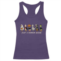 Halloween Funny Goose Racerback Tank Top Spooky Season 90s Horror Movie - Wonder Print Shop