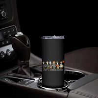 Halloween Funny Goose Costume Skinny Tumbler Funny Spooky Season Horror Movie - Wonder Print Shop