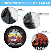 Witchy Silly Goose Spare Tire Cover Retro Girly Halloween Spooky Goose Lover - Wonder Print Shop