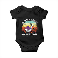 Witchy Silly Goose Baby Onesie Retro Girly Halloween Spooky Goose Lover - Wonder Print Shop