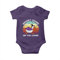 Witchy Silly Goose Baby Onesie Retro Girly Halloween Spooky Goose Lover - Wonder Print Shop