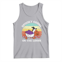 Witchy Silly Goose Tank Top Retro Girly Halloween Spooky Goose Lover - Wonder Print Shop