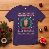 Funny Ugly Christmas T Shirt Epstein Didnt Kill Himself - Wonder Print Shop