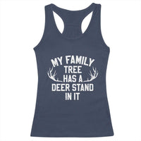 Hunting Racerback Tank Top My Family Tree Has A Deer Stand In It - Wonder Print Shop