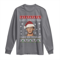 Christmas Jeffrey Dahmer Long Sleeve Shirt True Crime I Gave You My Heart Christmas - Wonder Print Shop