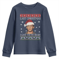 Christmas Jeffrey Dahmer Youth Sweatshirt True Crime I Gave You My Heart Christmas - Wonder Print Shop