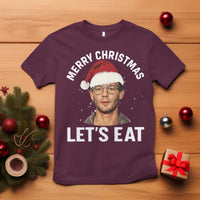 True Crime Ugly Christmas T Shirt Funny Jeffrey Dahmer Merry Xmas Lets Eat - Wonder Print Shop