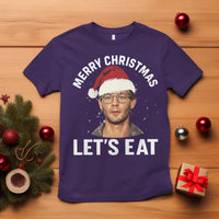 True Crime Ugly Christmas T Shirt Funny Jeffrey Dahmer Merry Xmas Lets Eat - Wonder Print Shop