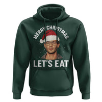 True Crime Ugly Christmas Hoodie Funny Jeffrey Dahmer Merry Xmas Lets Eat - Wonder Print Shop