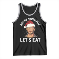 True Crime Ugly Christmas Tank Top Funny Jeffrey Dahmer Merry Xmas Lets Eat - Wonder Print Shop
