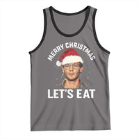 True Crime Ugly Christmas Tank Top Funny Jeffrey Dahmer Merry Xmas Lets Eat - Wonder Print Shop