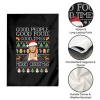 True Crime Ugly Christmas Garden Flag Funny Jeffrey Dahmer Good Food Sick Humor - Wonder Print Shop