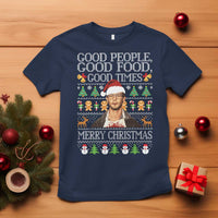 True Crime Ugly Christmas T Shirt Funny Jeffrey Dahmer Good Food Sick Humor - Wonder Print Shop