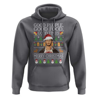 True Crime Ugly Christmas Hoodie Funny Jeffrey Dahmer Good Food Sick Humor - Wonder Print Shop