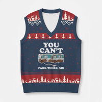 Xmas Movie V-Neck Knit Sweater Vest The Cousins RV Xmas Vacation Viral Internet Meme - Wonder Print Shop