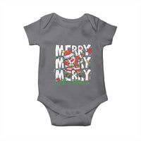 Merry Christmas Santa Baby Onesie Dabbing Santa Xmas Lights