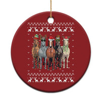 Horse Xmas Christmas Ornament Western Cowboy Cowgirl Howdy Country Ugly Xmas - Wonder Print Shop