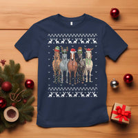 Horse Christmas T Shirt Western Cowboy Cowgirl Howdy Country Ugly Xmas - Wonder Print Shop