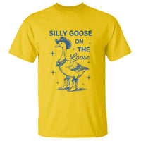 Retro Silly Goose On The Loose T Shirt 90s Aesthetic Funny Cowgirl Western - Wonder Print Shop