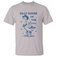 Retro Silly Goose On The Loose T Shirt 90s Aesthetic Funny Cowgirl Western - Wonder Print Shop