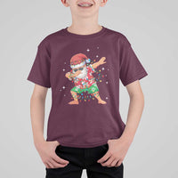 Funny Christmas T Shirt For Kid Dabbing Santa Boys Girls Men Xmas Dab Kid - Wonder Print Shop