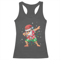 Funny Christmas Racerback Tank Top Dabbing Santa Boys Girls Men Xmas Dab Kid