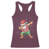 Funny Christmas Racerback Tank Top Dabbing Santa Boys Girls Men Xmas Dab Kid