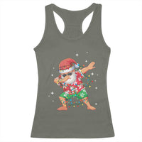 Funny Christmas Racerback Tank Top Dabbing Santa Boys Girls Men Xmas Dab Kid