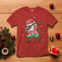 Christmas Hawaiian T Shirt Afro African Dabbing Santa Xmas Dab Girls Boys Kids - Wonder Print Shop