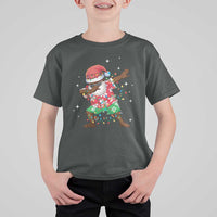 Christmas Hawaiian T Shirt For Kid Afro African Dabbing Santa Xmas Dab Girls Boys Kids - Wonder Print Shop