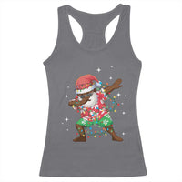 Christmas Hawaiian Racerback Tank Top Afro African Dabbing Santa Xmas Dab Girls Boys Kids
