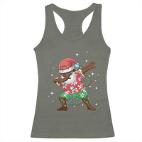 Christmas Hawaiian Racerback Tank Top Afro African Dabbing Santa Xmas Dab Girls Boys Kids