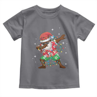 Christmas Hawaiian Toddler T Shirt Afro African Dabbing Santa Xmas Dab Girls Boys Kids