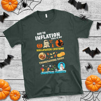 Happy Hallothanksmas T Shirt My Spooky Halloween Thanksgiving Ugly Christmas Costume - Wonder Print Shop