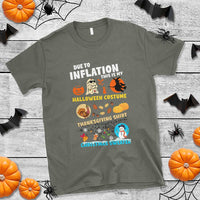 Happy Hallothanksmas T Shirt My Spooky Halloween Thanksgiving Ugly Christmas Costume - Wonder Print Shop