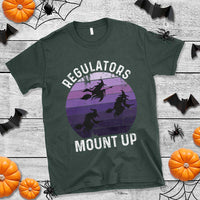 Funny Halloween Witch T Shirt Regulators Mount UpWitchy Vibes - Wonder Print Shop