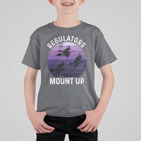 Funny Halloween Witch T Shirt For Kid Regulators Mount UpWitchy Vibes - Wonder Print Shop