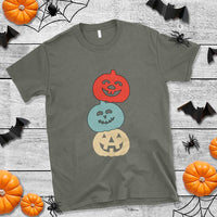 Vintage Halloween Pumpkin Funny Retro Gift T Shirt Cute Spooky Season Clothing - Wonder Print Shop