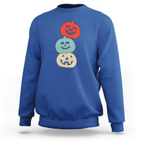 Vintage Halloween Pumpkin Funny Retro Gift Sweatshirt Cute Spooky Season Clothing - Wonder Print Shop