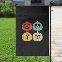 Retro Vintage Halloween Pumpkin Funny Gift Garden Flag - Wonder Print Shop