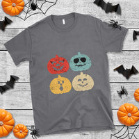 Retro Vintage Halloween Pumpkin Funny Gift T Shirt - Wonder Print Shop
