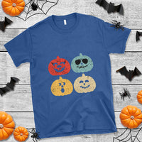 Retro Vintage Halloween Pumpkin Funny Gift T Shirt - Wonder Print Shop