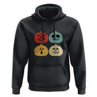 Retro Vintage Halloween Pumpkin Funny Gift Hoodie