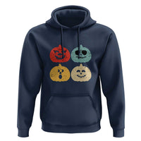 Retro Vintage Halloween Pumpkin Funny Gift Hoodie