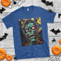 Horror Halloween Van Gogh Starry Night T Shirt - Wonder Print Shop