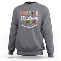 Matching Family Christmas Sweatshirt Funny Group Xmas Festive Mom Dad Kids Tees - Wonder Print Shop