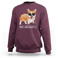 Incorgnito Funny Welsh Corgi Owner Dog Lover Sweatshirt - Wonder Print Shop