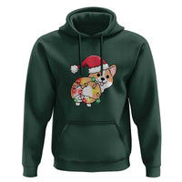 Christmas Corgi Dog Hoodie Cute Animal Pet Puppy Lover Gift Xmas Lights